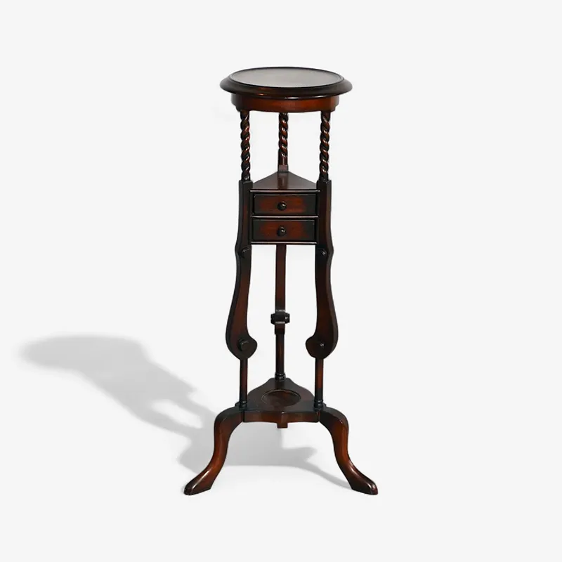 Стійка для квітів з шухлядками HK-702 червоне дерево Індонезія